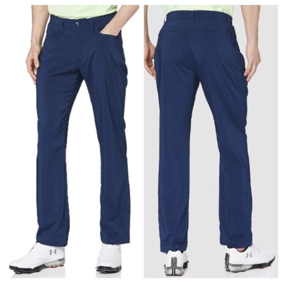 Under Armour Men's Tech Golf Pants Navy Size 36 - Picture 1 of 9